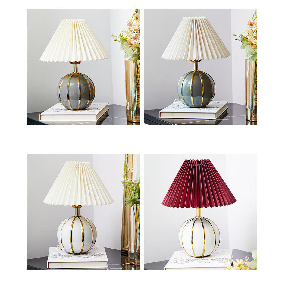 Ceramic Fabric Table Lamp