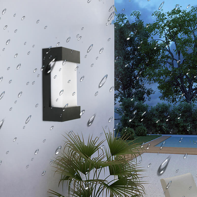 Square Acrylic Outdoor Light