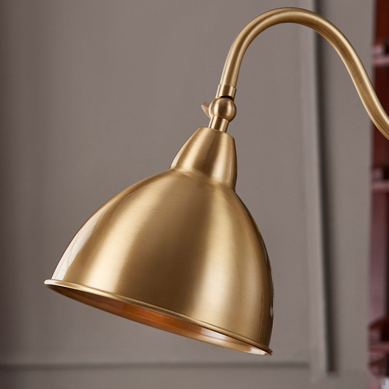 Arch Semi-Circular Full Copper Table Lamp