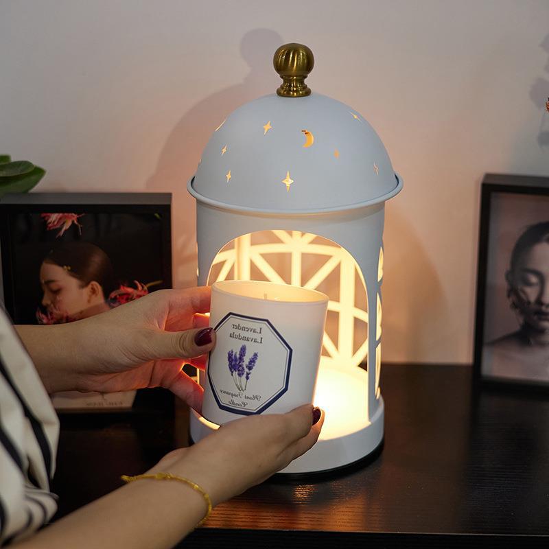 Castle Metal Aroma Melting Table Lamp