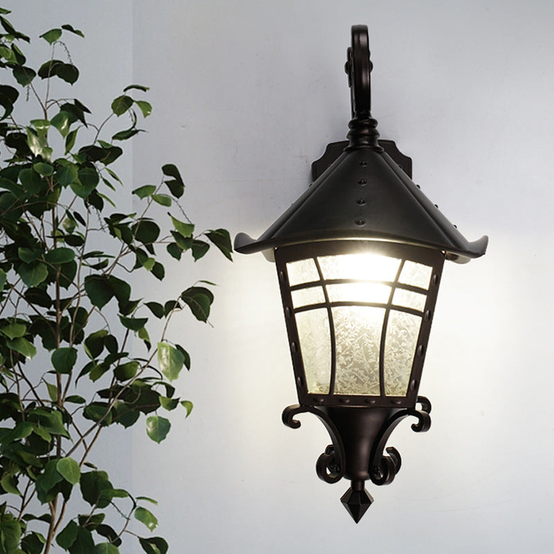 Aluminum Glass Cone Cylinder Outdoor Light