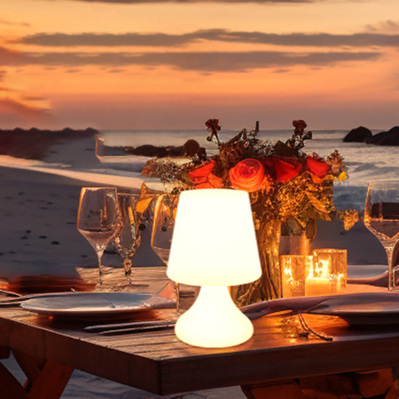 PE Cup Shape Table Outdoor Light