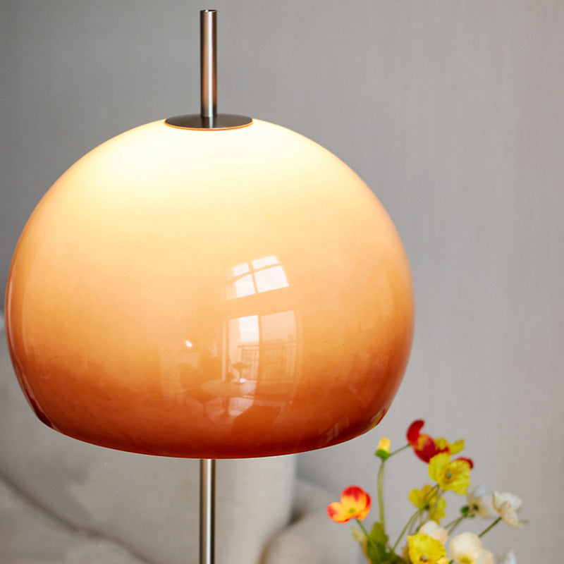 Contemporary Retro Mushroom Hardware 2-Light Floor Lamp