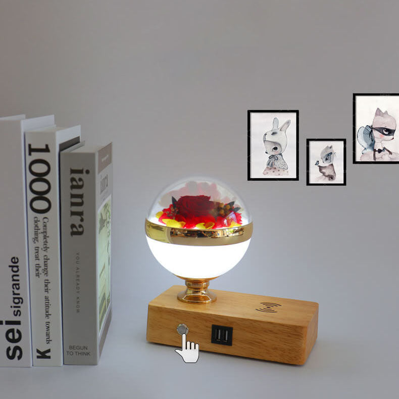 Permanent Flower Night Smart Table Lamp