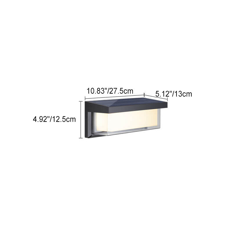 Rectangle PC Patio Outdoor Light