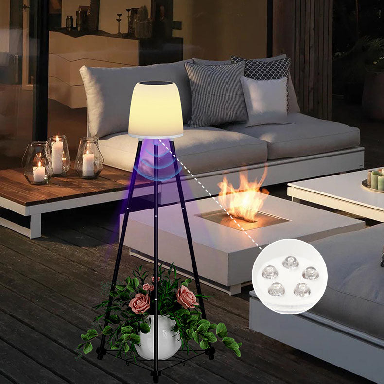 Tripod Round Iron ABS Floor Lamp