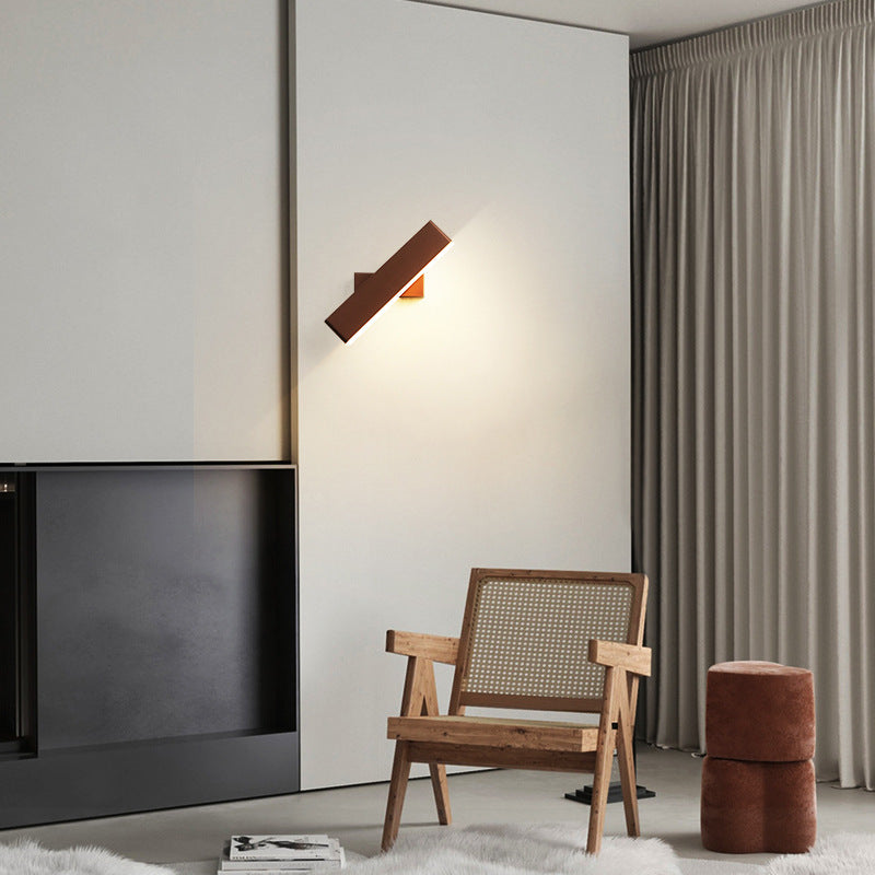 Rectangular Bar Aluminum Acrylic Wall Lamp