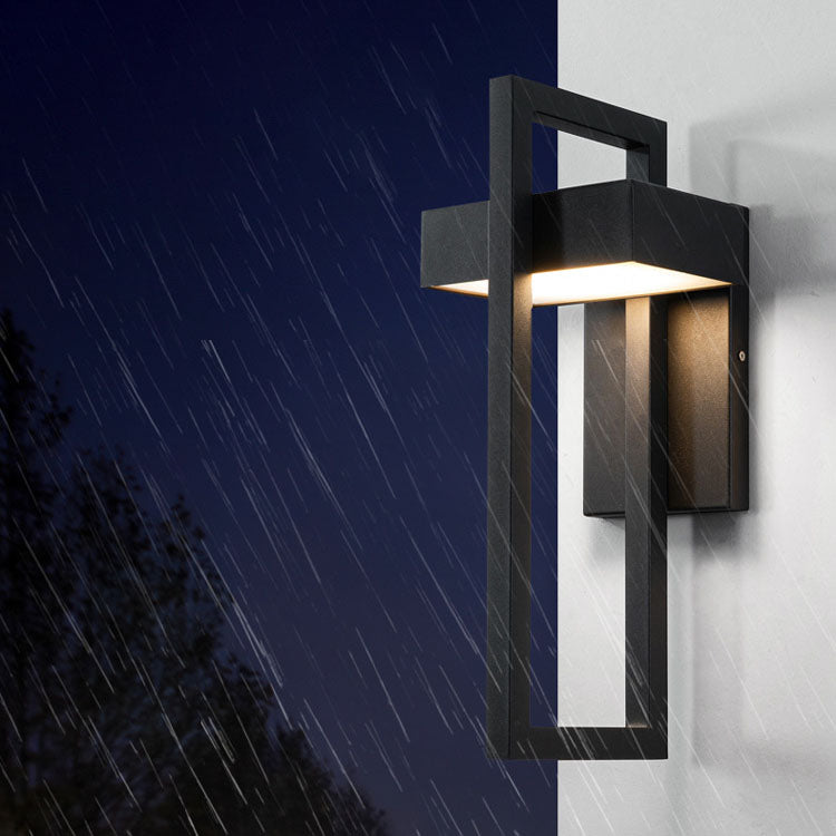 Rectangular Stainless Steel Patio Outdoor Light
