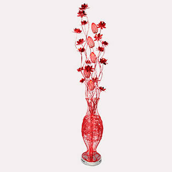 European Style Vase Flower Floor Lamp