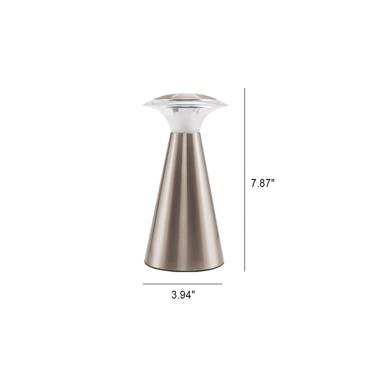 Mushroom Acrylic Column Table Lamp