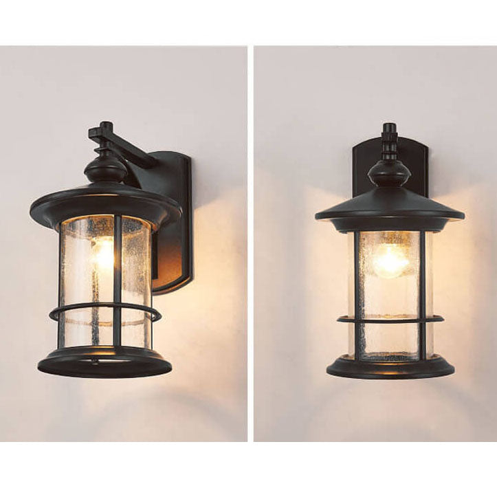 Bubble Glass Column Outdoor Light