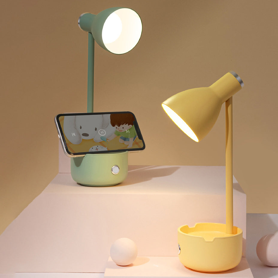 Round Horn Plastic ABS Table Lamp