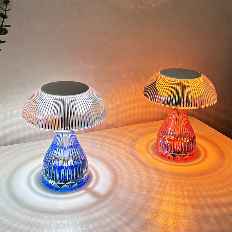 Acrylic Crystal Jellyfish Table Lamp