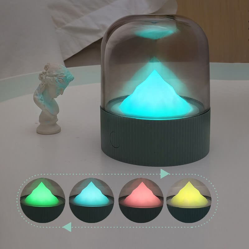 Snow Mountain PC Night Table Lamp