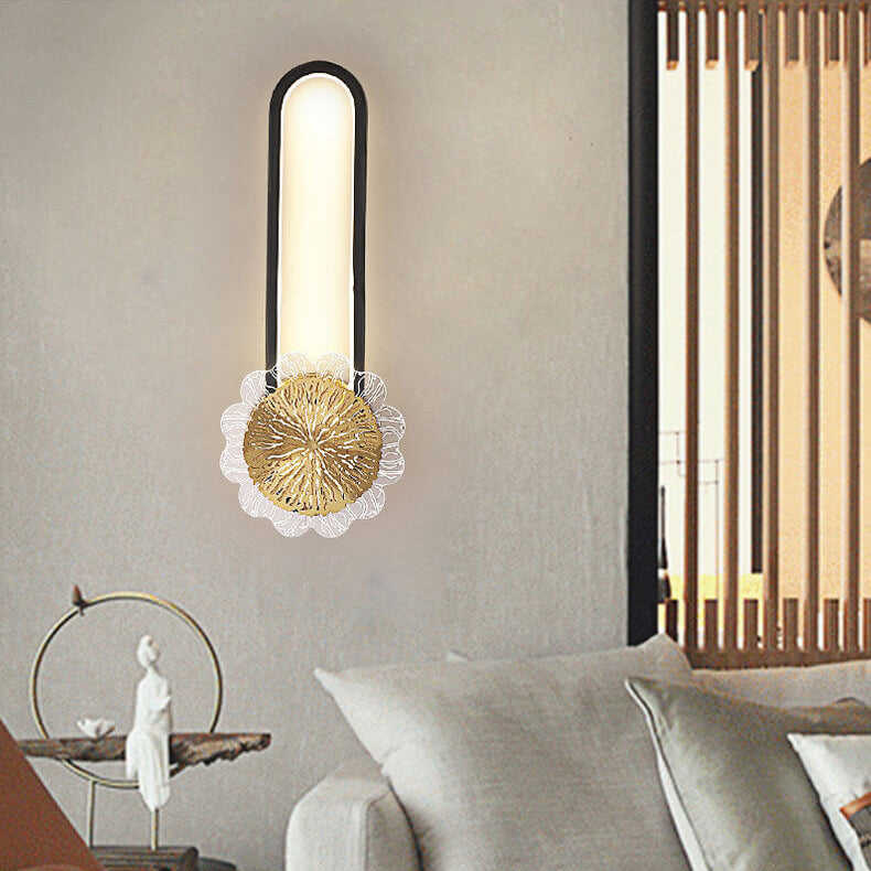 Full Copper Ring Design Wall Lamp