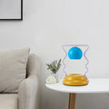 Iron Mushroom House Ceramic Table Lamp