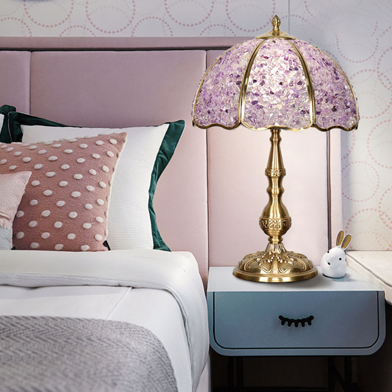 Umbrella Half Circle Full Table Lamp
