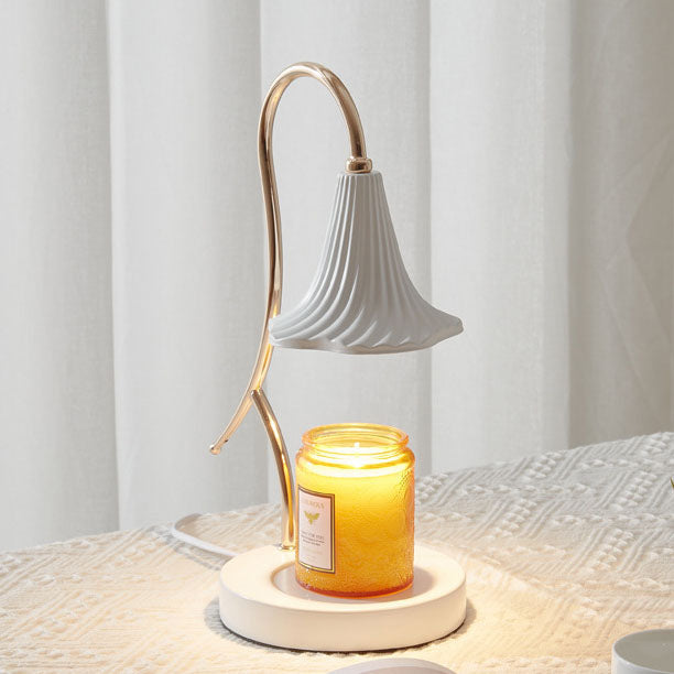 Iron Flower Shape Melting Table Lamp