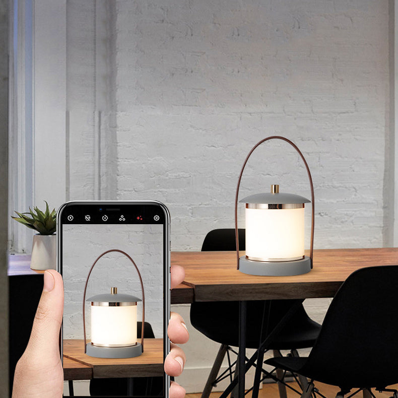 Portable Imitation Leather Acrylic Outdoor Light