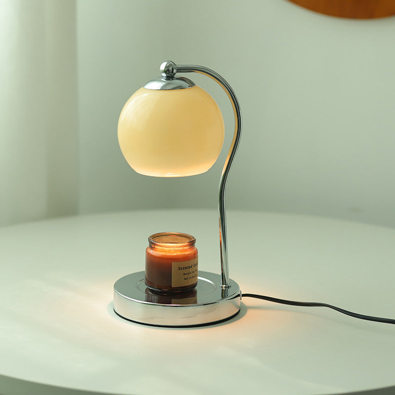 Orb Iron Glass Melting Table Lamp