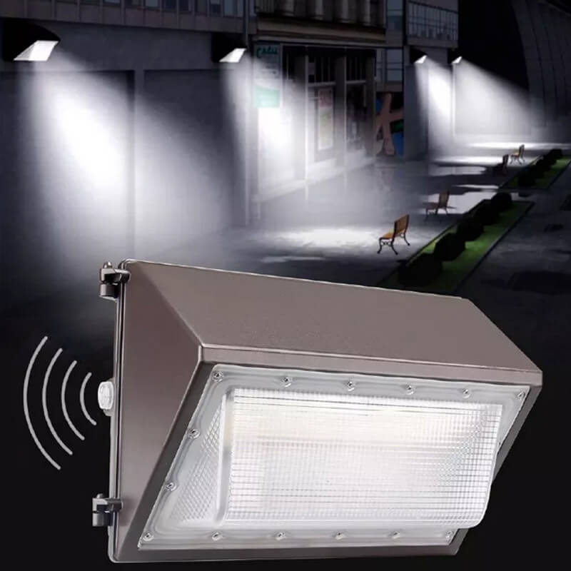 Black Die-Cast Aluminum Glass Outdoor Light