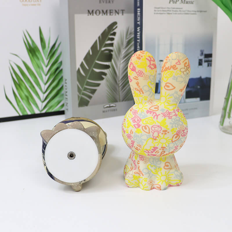 Painted 3D Printed Rainbow Table Lamp