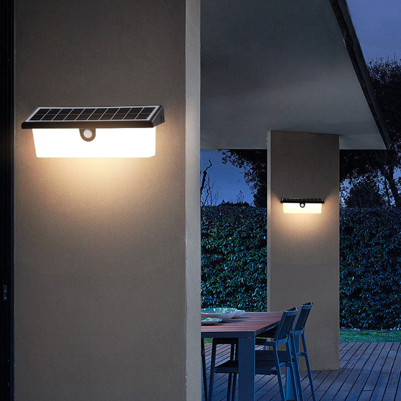 Rectangle PC ABS Garden Outdoor Light