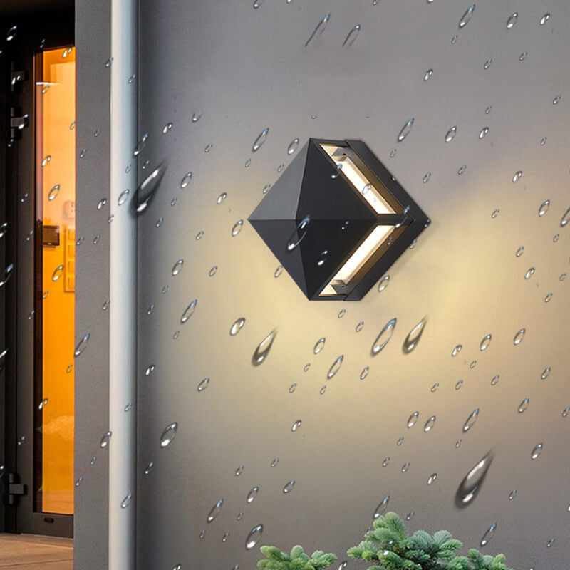 Square Aluminum Acrylic Outdoor Light