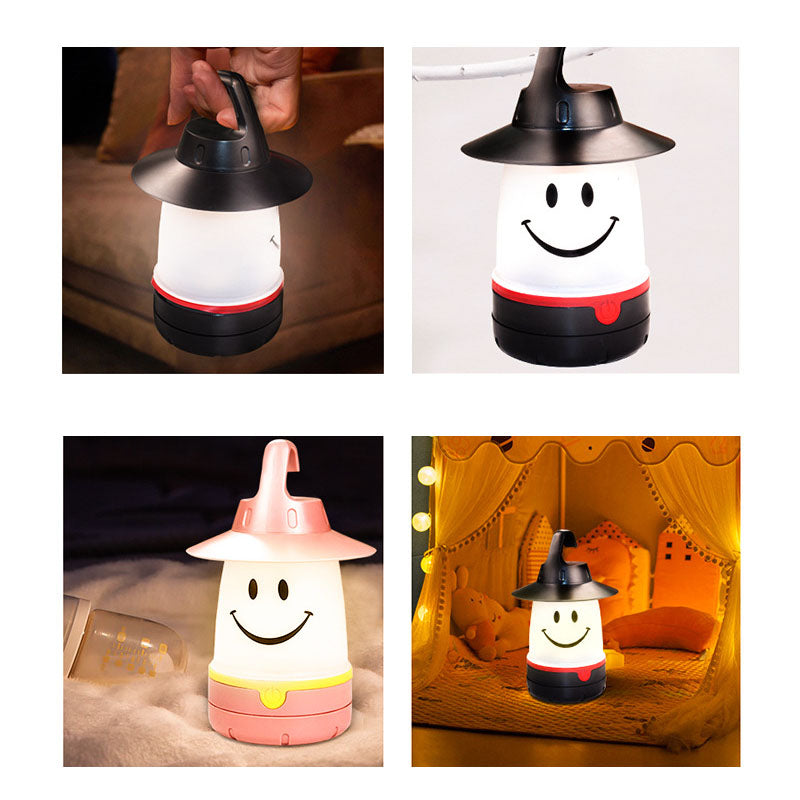Smiley Lantern Camping Decorative Table Lamp
