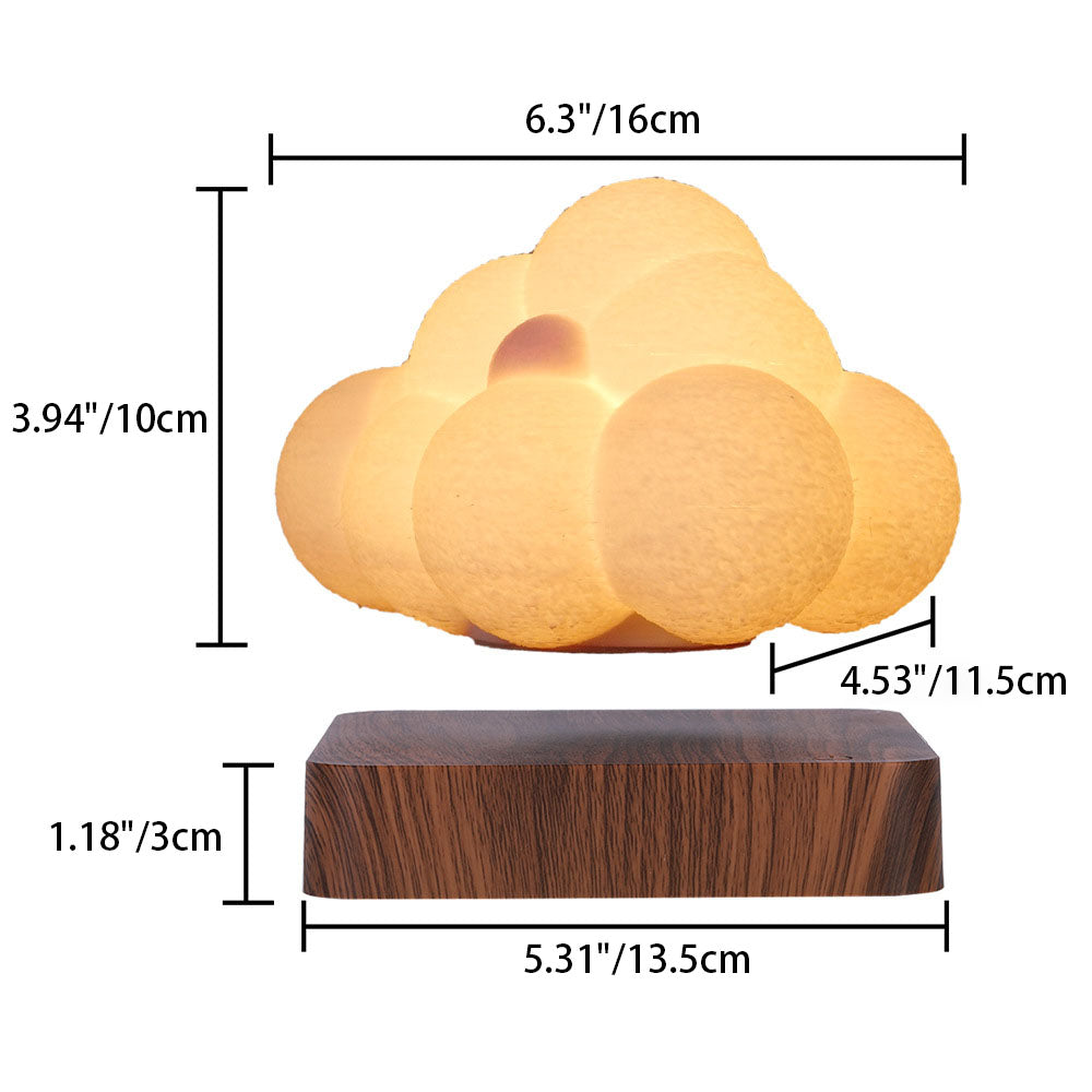 Plastic Maglev Cloud Table Lamp