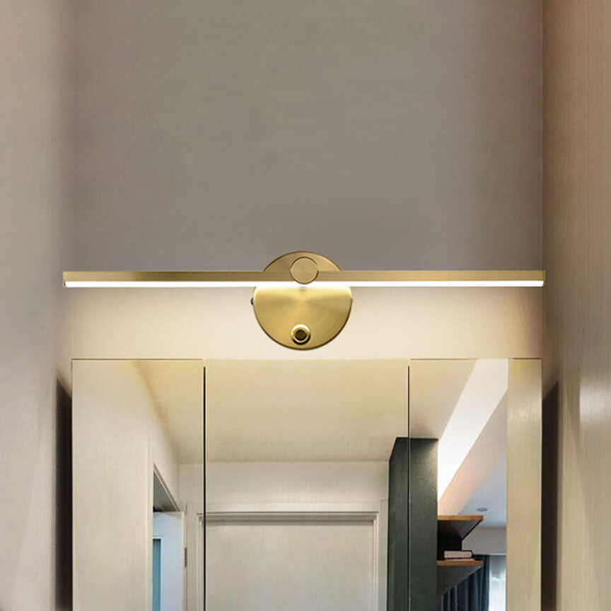 Aluminum Long Bar Switch Wall Lamp
