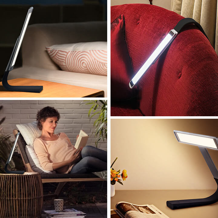 Foldable Metal Rechargeable Eye Table Lamp