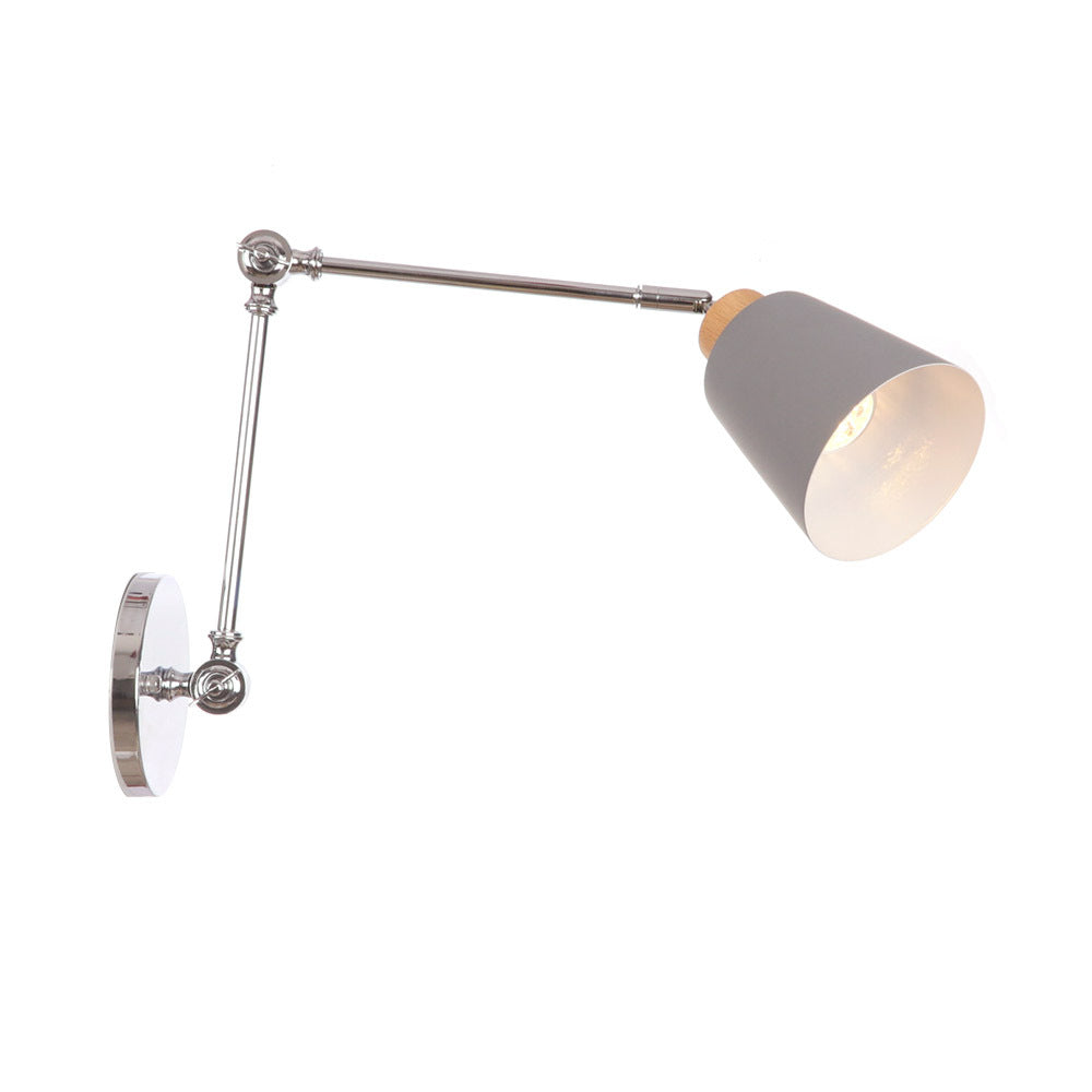 Retractable Cylinder Iron Zinc Wall Lamp