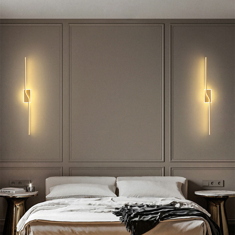 Bar Aluminum Silicone Acrylic Wall Lamp