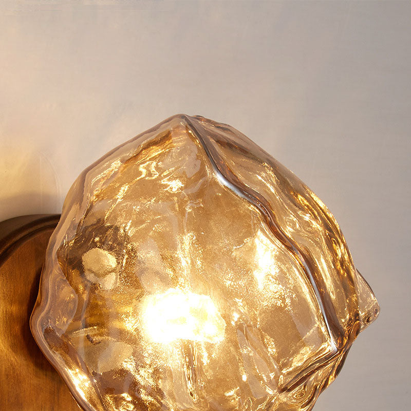 Oval Ice Cube Shape Wall Lamp