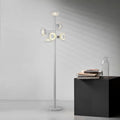 Eclectic Iron Mesh Geometric 6-Light Floor Lamp