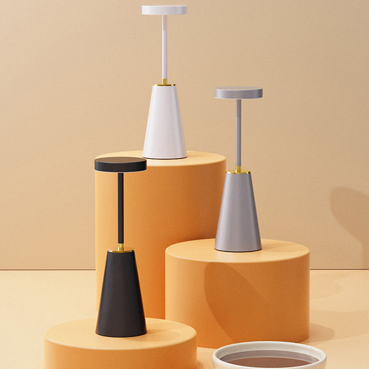 Cylindrical PC Iron Living Table Lamp