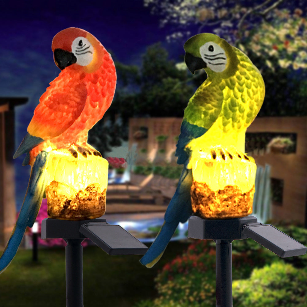 Solar Waterproof Colorful Resin Outdoor Light