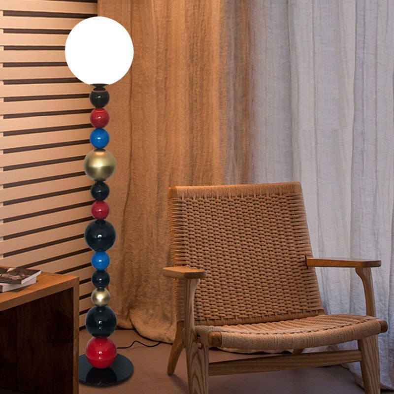 Multi Layered Orb Iron Floor Lamp