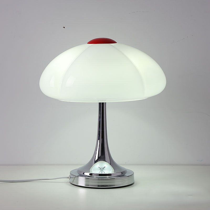 Mushroom Glass Iron Plating 4-Light Table Lamp