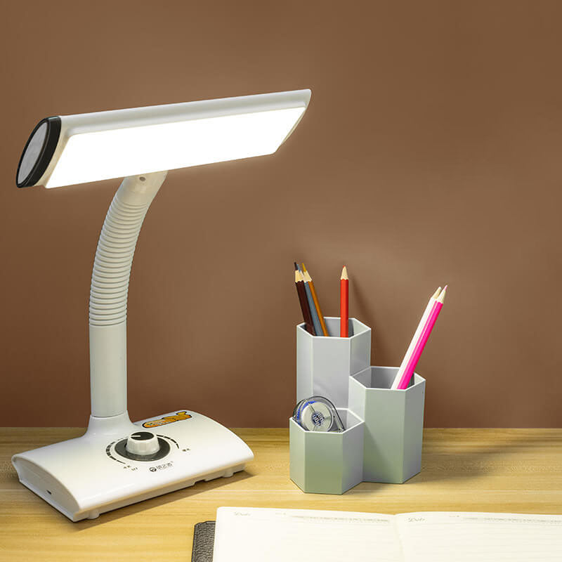 White Study Reading Rechargeable Table Lamp