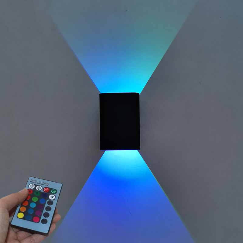 Square Aluminum RGB Wall Lamp