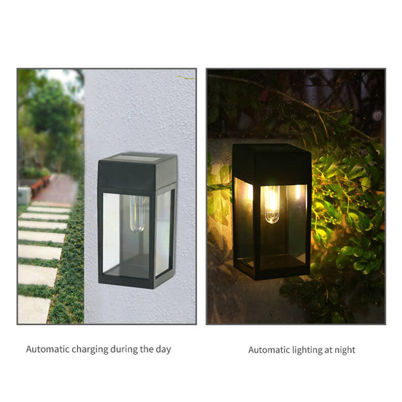 Rectangular Plastic Garden Outdoor Light