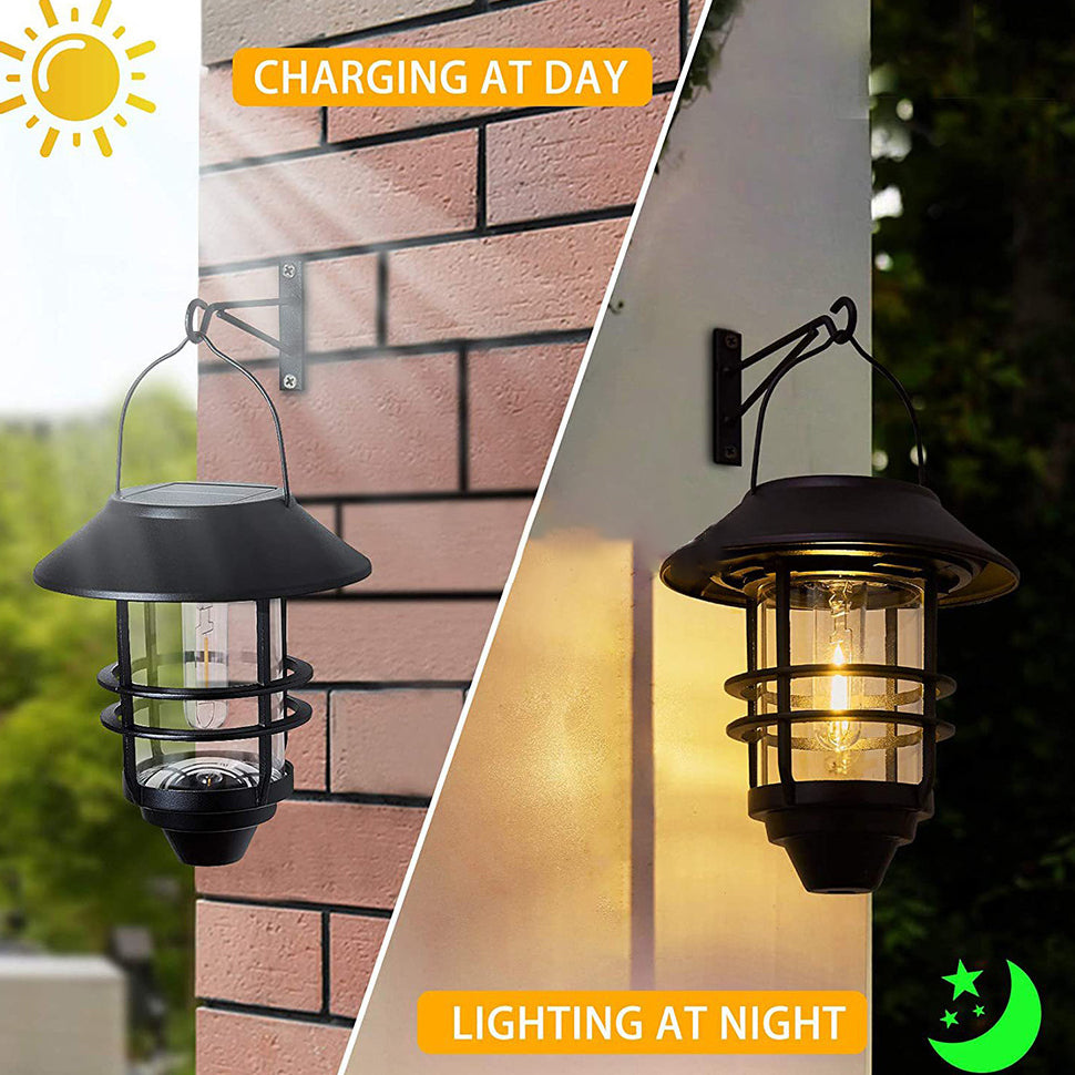 Aluminum Glass Lantern Cylinder Outdoor Light