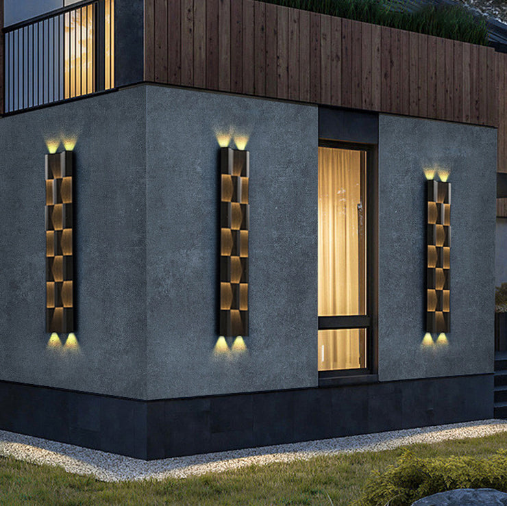 Stainless Steel Rectangular Patio Outdoor Light