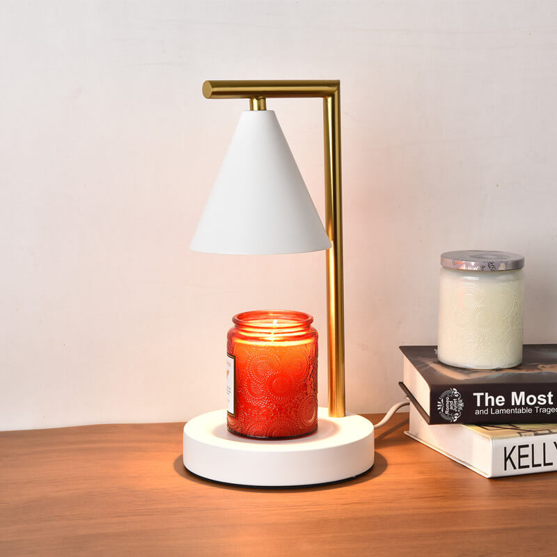 Cone Right Angle Arm Table Lamp