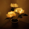Simulation Peony Flower Bonsai Outdoor Light