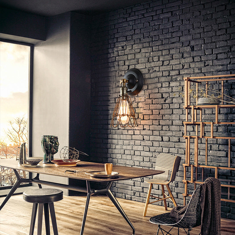 Iron Bracket Dining Room Wall Lamp