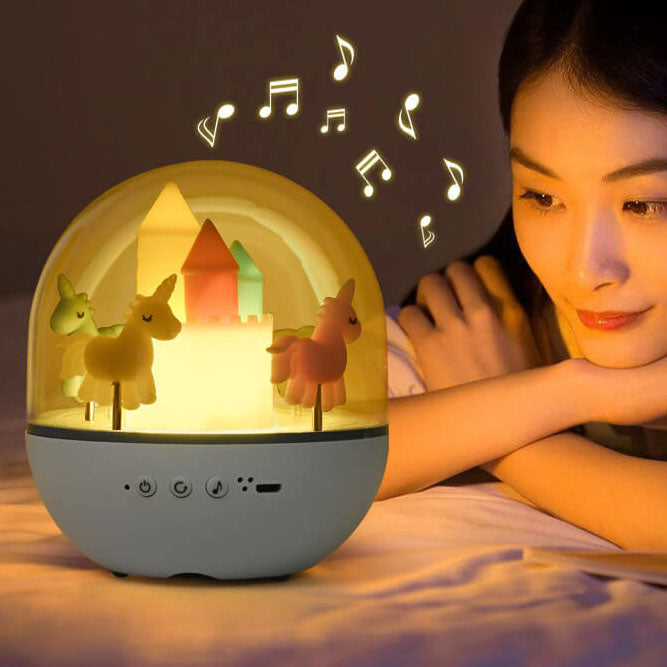 Carousel Octavo Bluetooth Kids Table Lamp