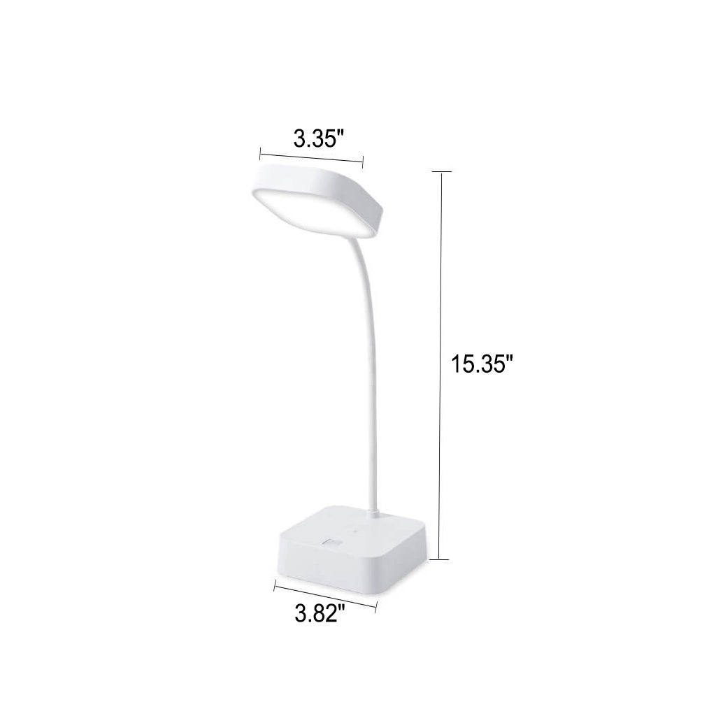 Square Rechargeable Folding Touch Table Lamp
